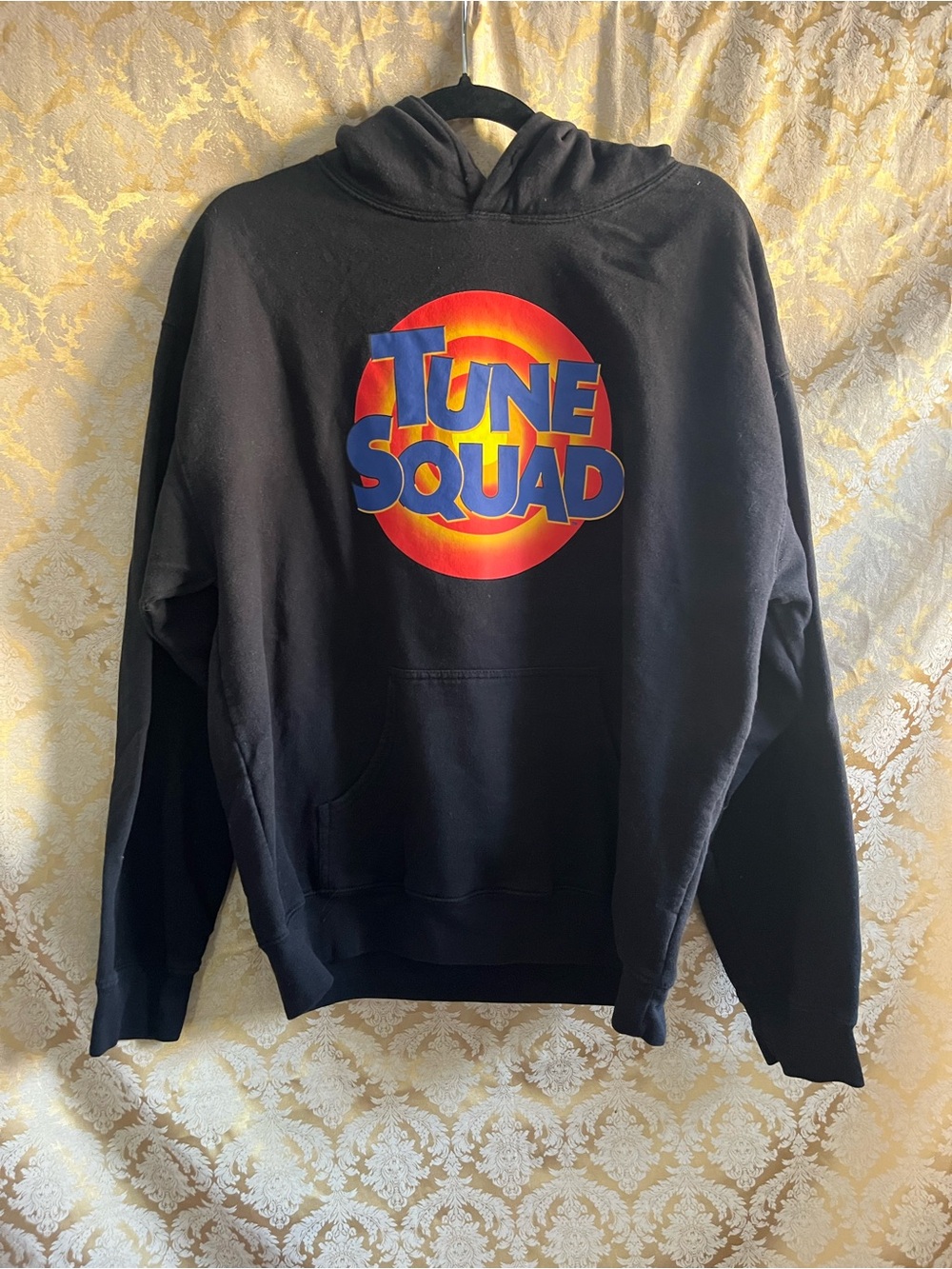 Looney Tunes Tune Squad Space Jam Black Hoodie SZ L